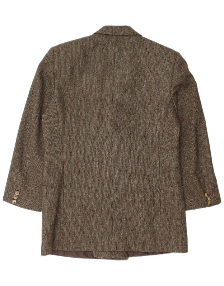 Vintage Ανδρικό Διπλό Μπουφάν Blazer IT 48 Μεσαίο Πράσινο Ψαροκόκκαλο