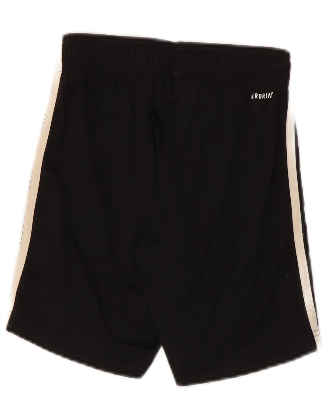 ADIDAS Boys Aeroready Sport Shorts 7-8 Years Black Polyester
