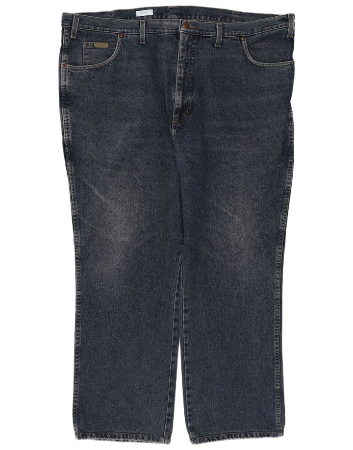 Ανδρικό Texas Straight Jeans Wrangler W44 L28 Navy Blue Cotton