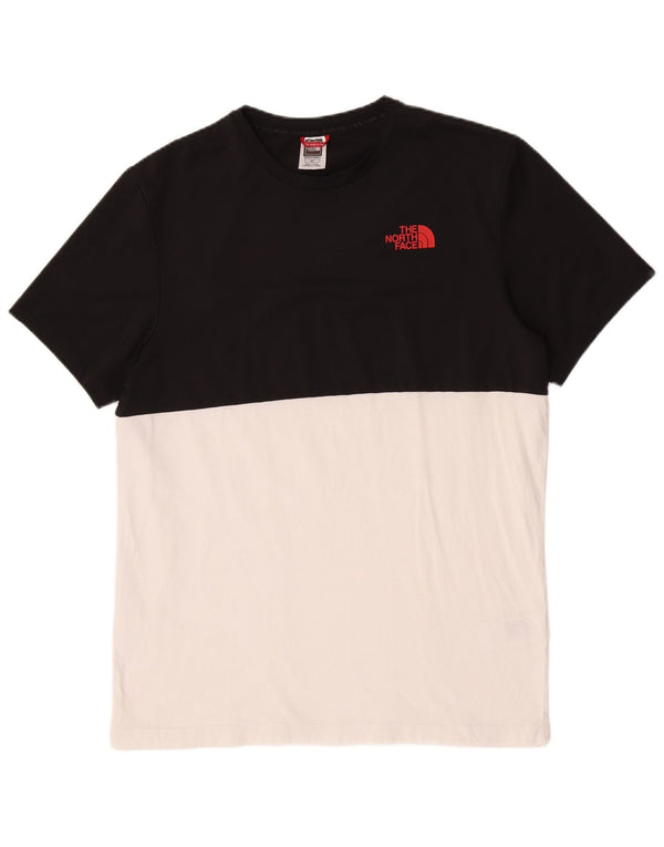 Ανδρικό T-Shirt North Face Top Small Black Colourblock Βαμβακερό