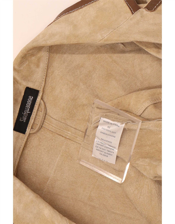 Sinequanone γυναικείο 3/4 μανίκι μπουφάν Bolero IT 42 Medium Beige