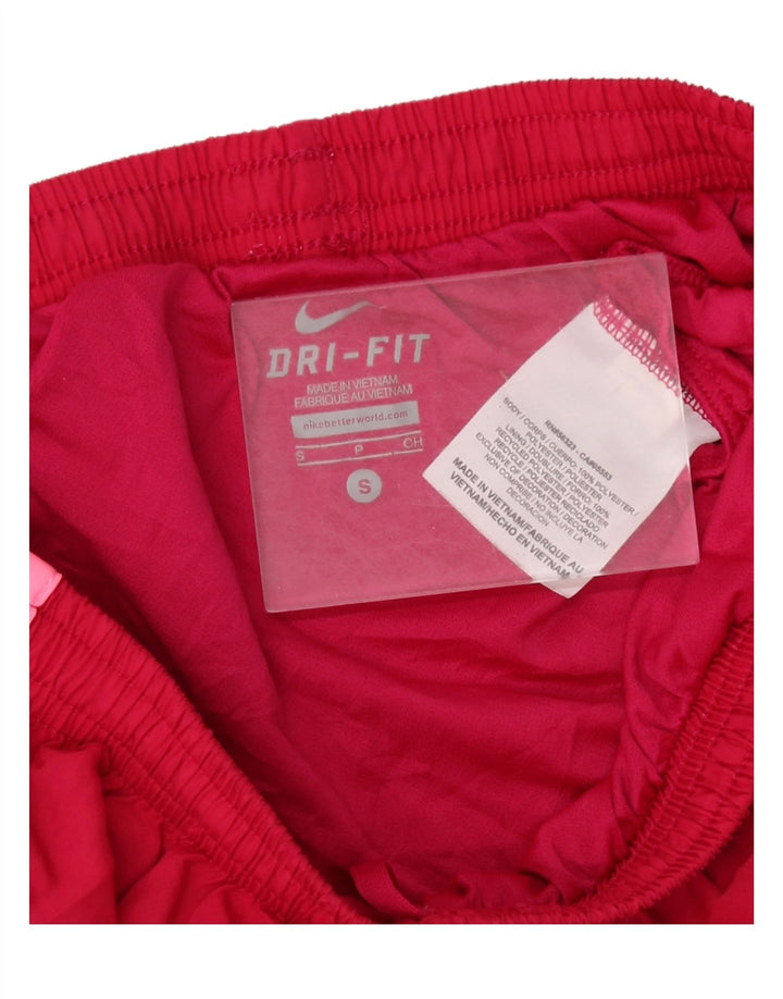 Γυναικείο αθλητικό σορτς NIKE Dri Fit UK 10 Small Red Colorblock Πολυεστέρας