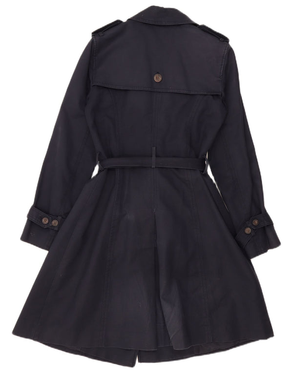 Hobbs Γυναικεία καμπαρντίνα UK 8 Small Navy Blue Cotton