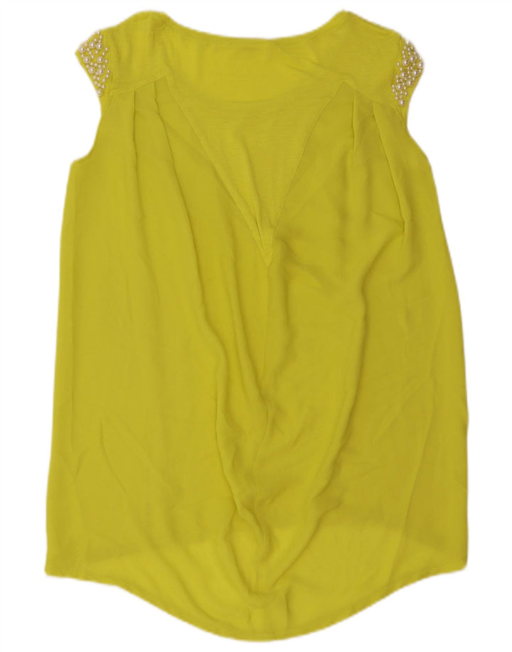 Guess Γυναικείο Αμάνικο τουνίκ Φόρεμα UK 14 Medium Yellow