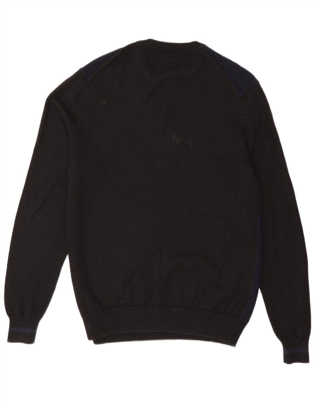 Fred Perry Ανδρικό πουλόβερ με λαιμόκοψη με λαιμόκοψη μεγάλο μπλε ναυτικό μαλλί