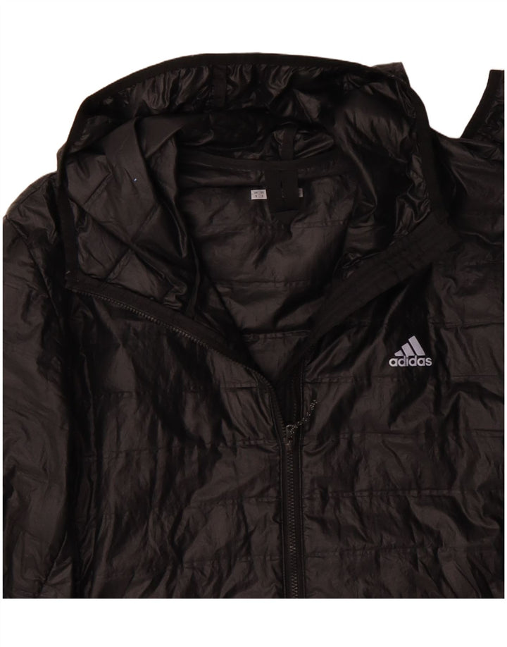 Ανδρικό μπουφάν με κουκούλα Adidas UK 36 Small Black Polyester