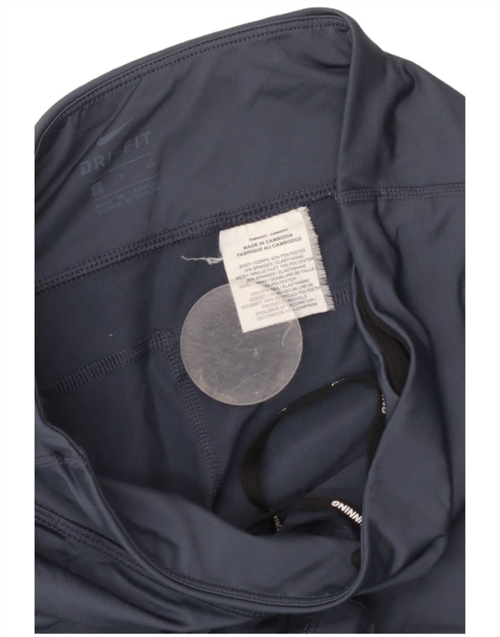 Γυναικεία κολάν NIKE Dri Fit UK 10 Small Navy Blue Polyester