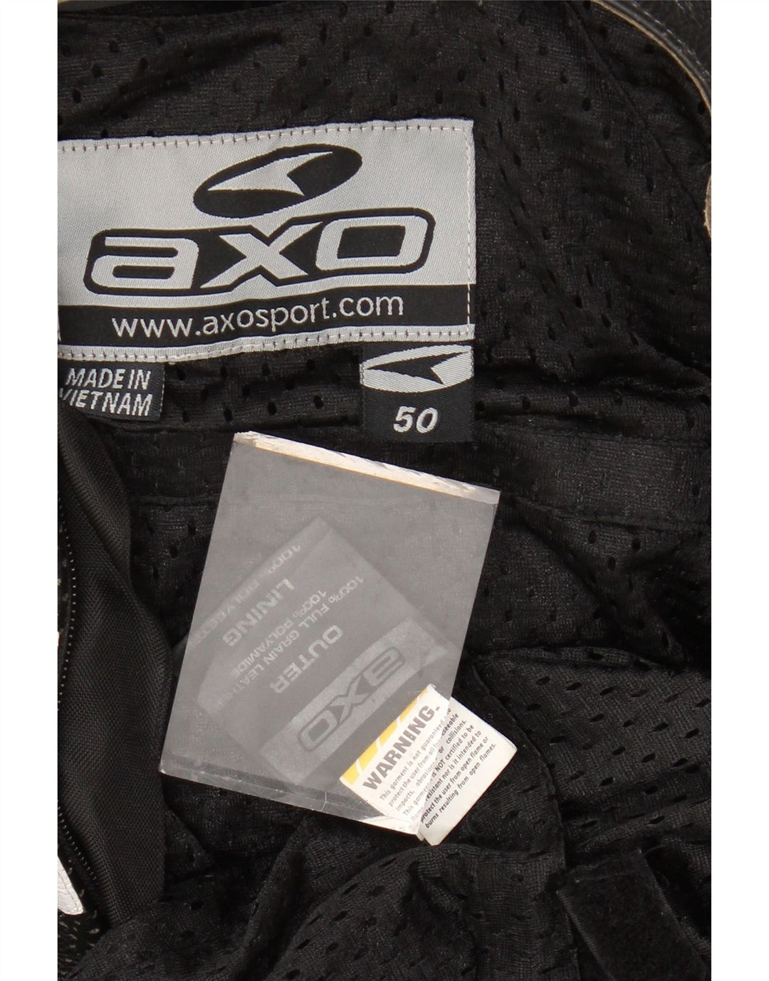 AXO Boys Graphic Jumpsuit 10-11 Years Black Colourblock Δερμάτινη μοτοσυκλέτα