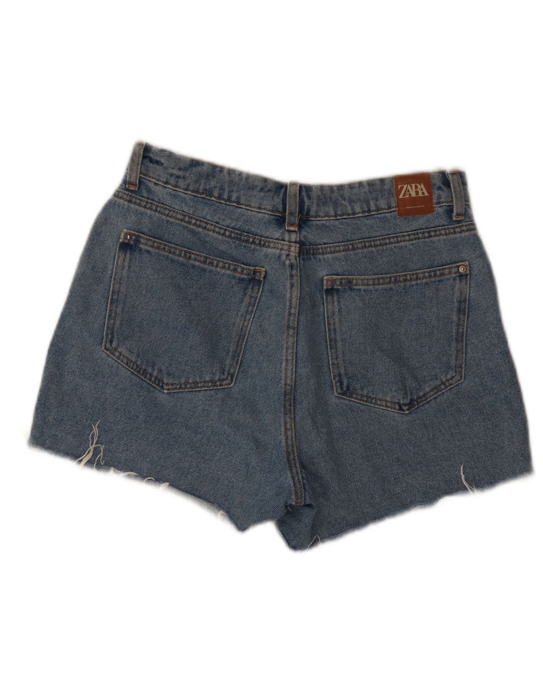 Zara Γυναικείο Τζιν Σορτς Μικρό W26 Μπλε Βαμβακερό
