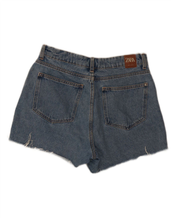 Zara Γυναικείο Τζιν Σορτς Μικρό W26 Μπλε Βαμβακερό