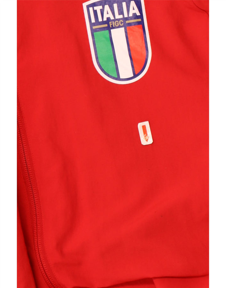 Ανδρική φόρμα Adidas Italia Top Jacket Μεγάλο Κόκκινο Πολυαμίδιο