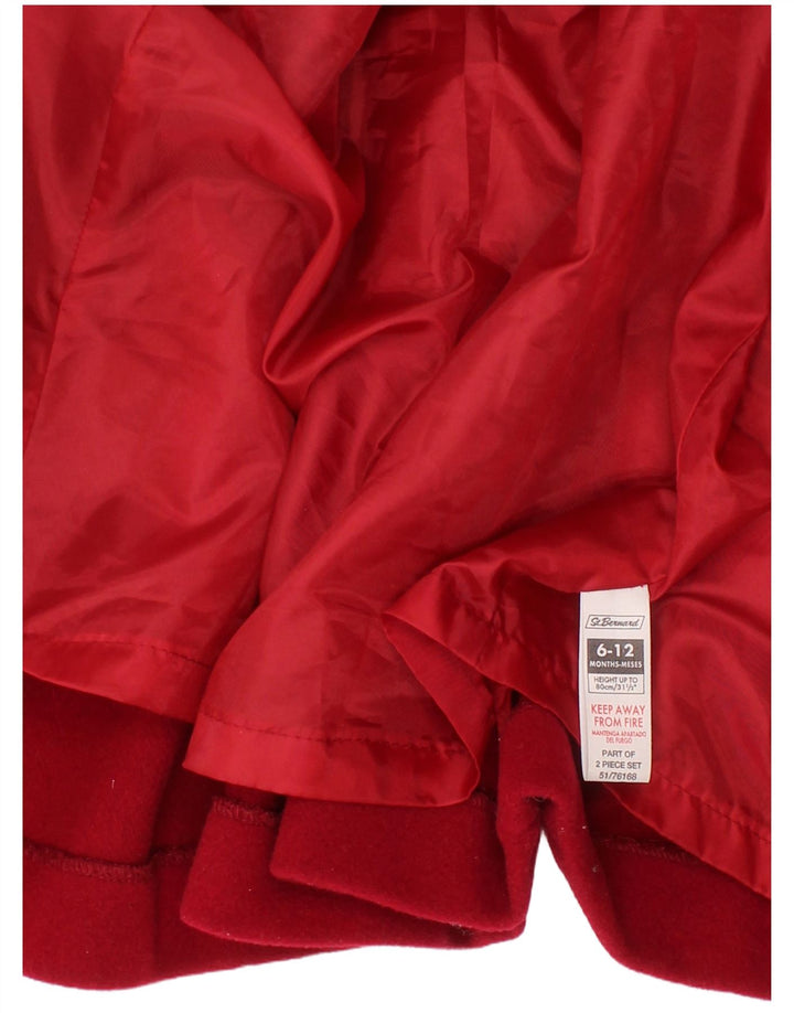 ST. Παλτό BERNARD Baby Girls Μαλλί μπορντό 6-9 μηνών