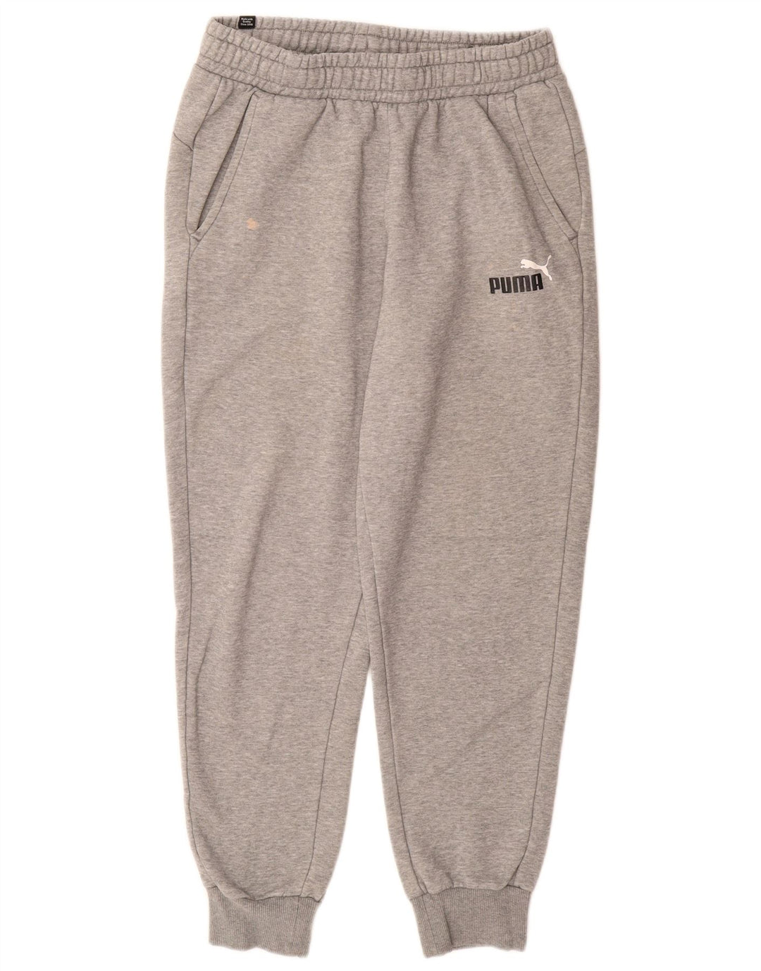 PUMA Mens Tracksuit Trousers Joggers Medium  Grey Cotton