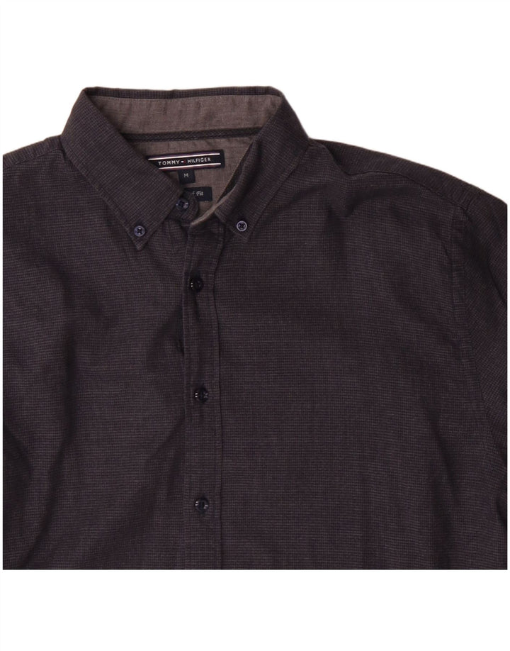 Ανδρικό πουκάμισο Tommy Hilfiger New York Fit Medium Grey Cotton