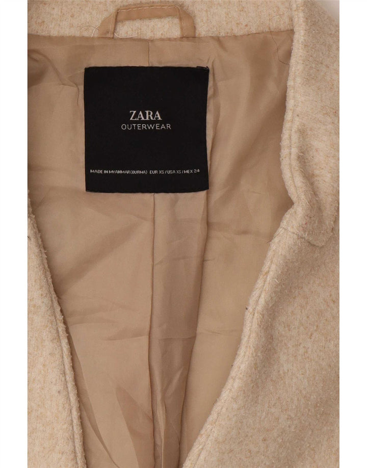 Zara Γυναικείο Oversized Ανοιχτό Πανωφόρι UK 6 XS Beige