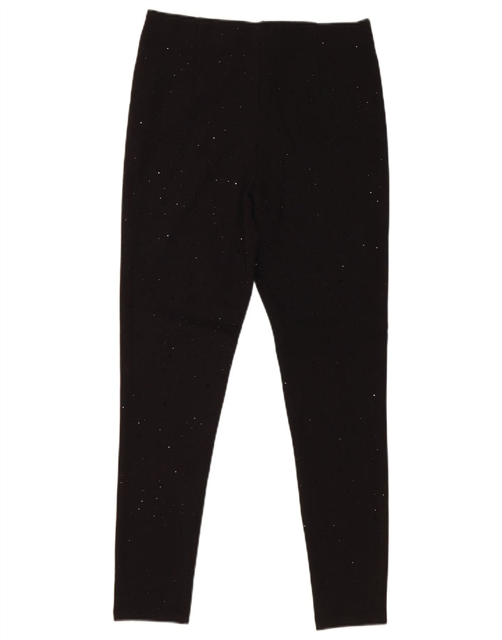Zara Γυναικείο κολάν UK 10 Small Black Viscose