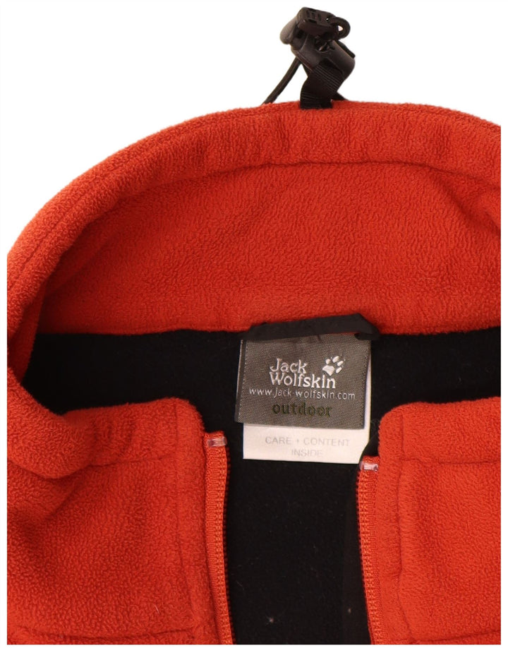 Ανδρικό Fleece Jacket JACK WOLFSKIN UK 44 XL Πορτοκαλί πολυεστέρας