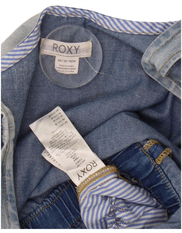 Roxy Γυναικείο Τζιν Playsuit UK 6 XS Μπλε βαμβακερό
