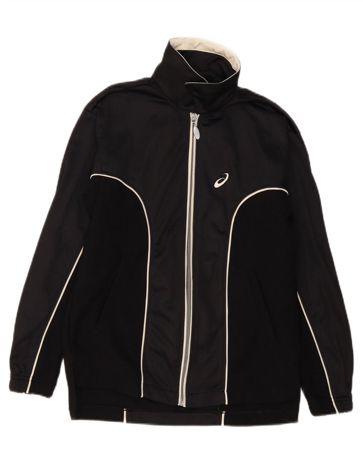 Γυναικεία αθλητική φόρμα Asics Top Jacket UK 10 Small Black