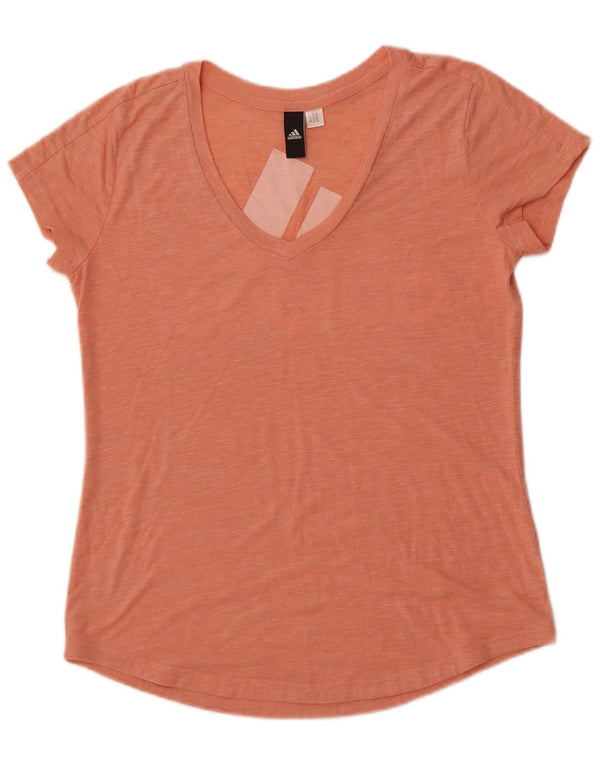 Γυναικείο γραφικό T-Shirt Adidas Top UK 14 Medium Orange