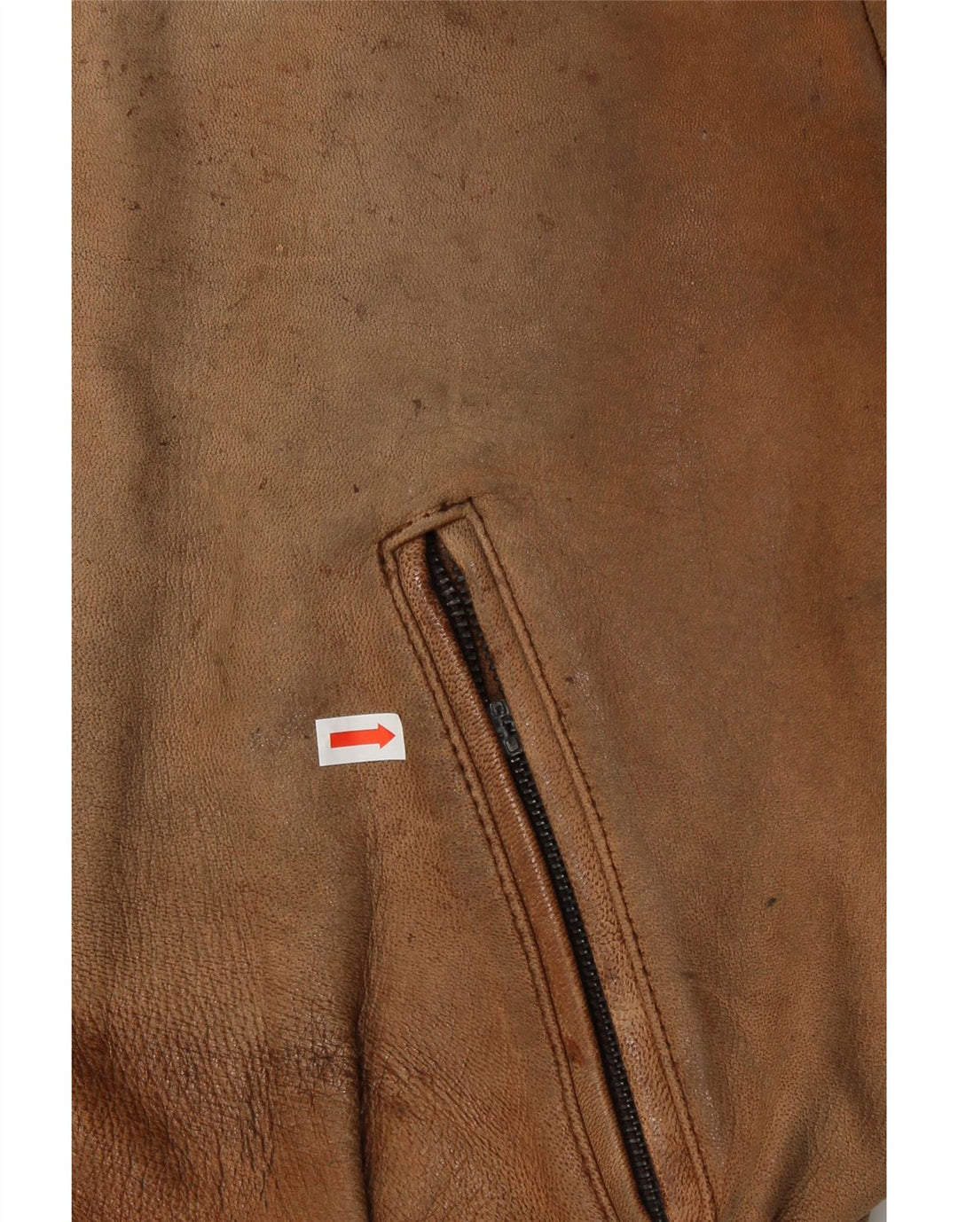 Schuh Ανδρικό Δερμάτινο Μπουφάν UK 42 XL Καφέ Δερμάτινο