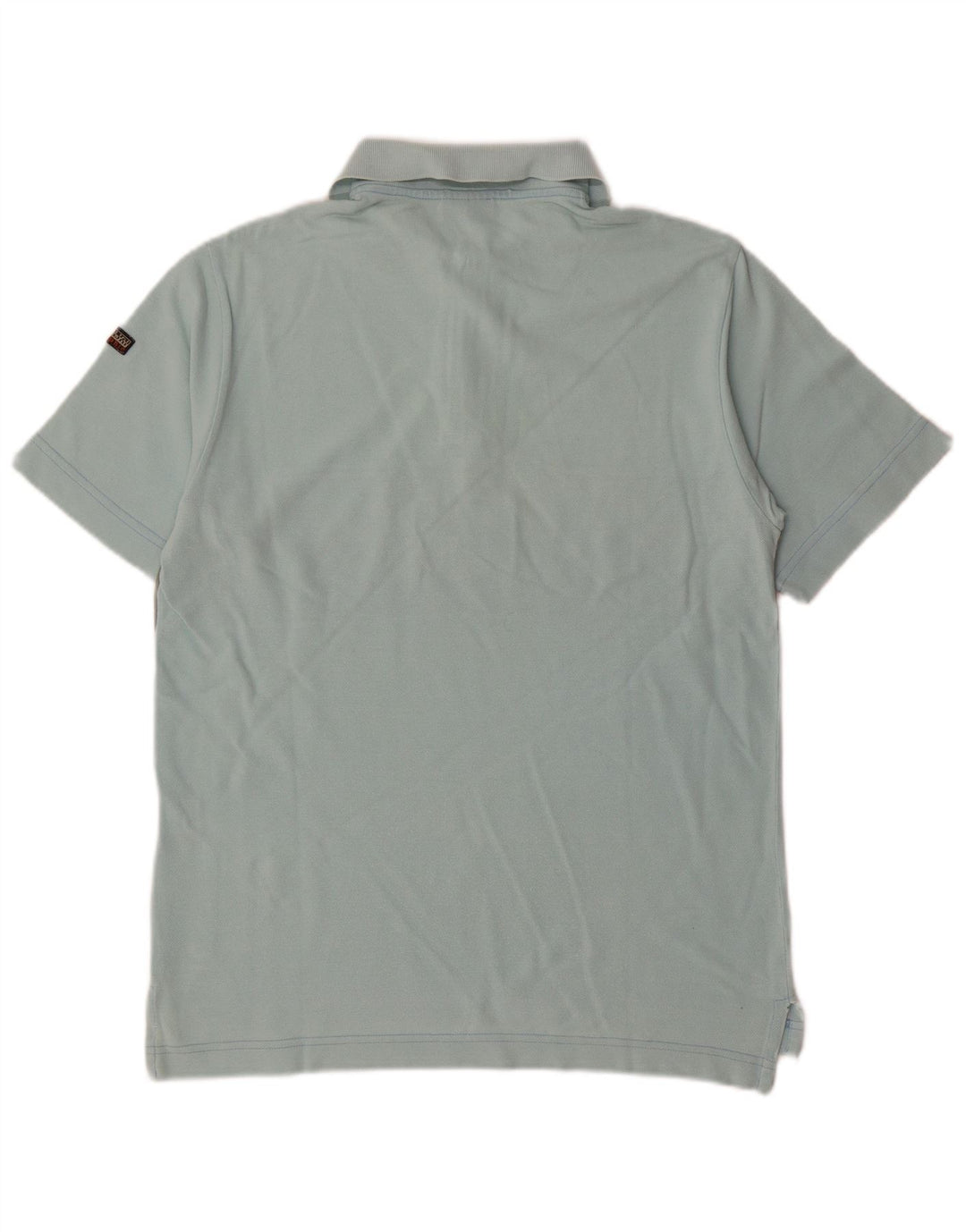 NAPAPIJRI Ανδρικό Geographic Polo πουκάμισο Small Blue Colourblock Βαμβακερό