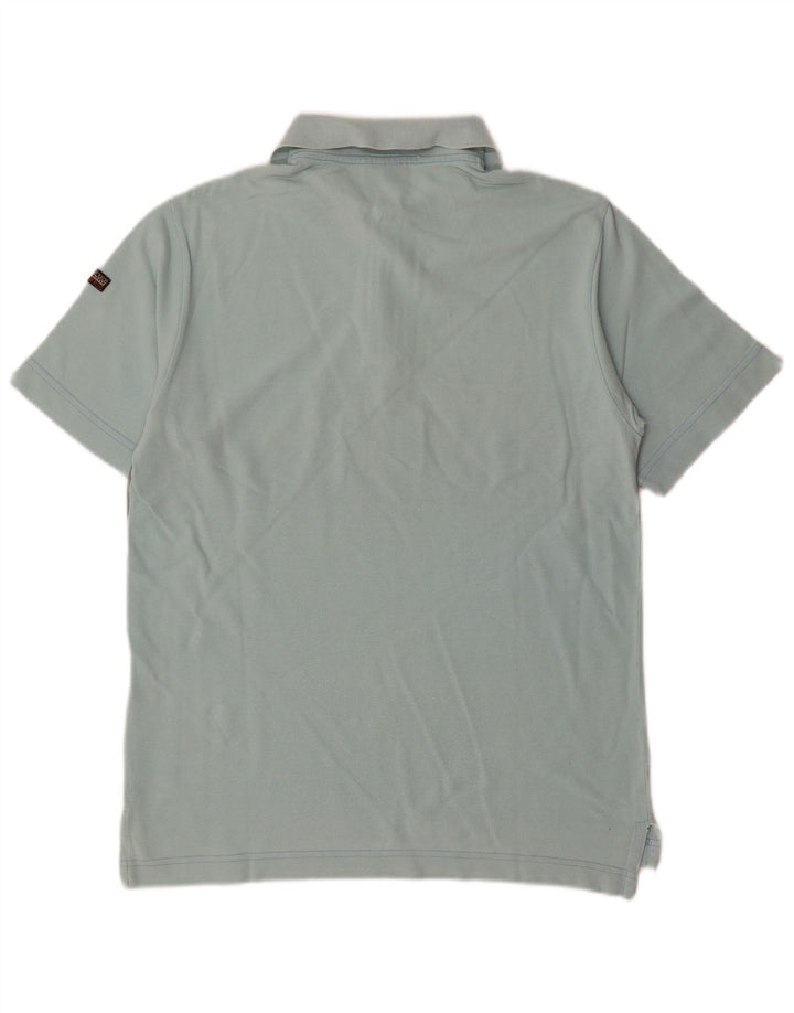 NAPAPIJRI Ανδρικό Geographic Polo πουκάμισο Small Blue Colourblock Βαμβακερό