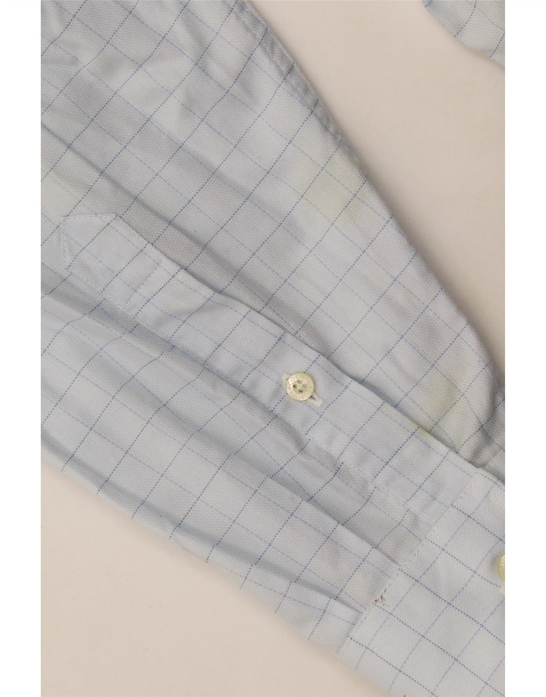 Ανδρικό πουκάμισο LACOSTE 41 Large Blue Check Cotton