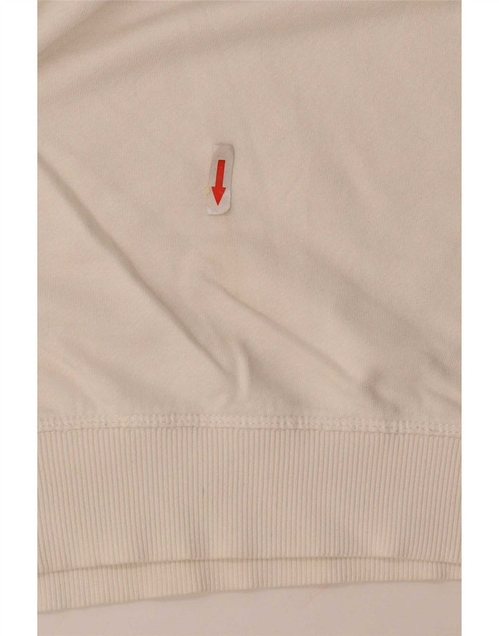 Superdry Γυναικεία Φούτερ Jumper UK 16 Large Λευκό Βαμβακερό