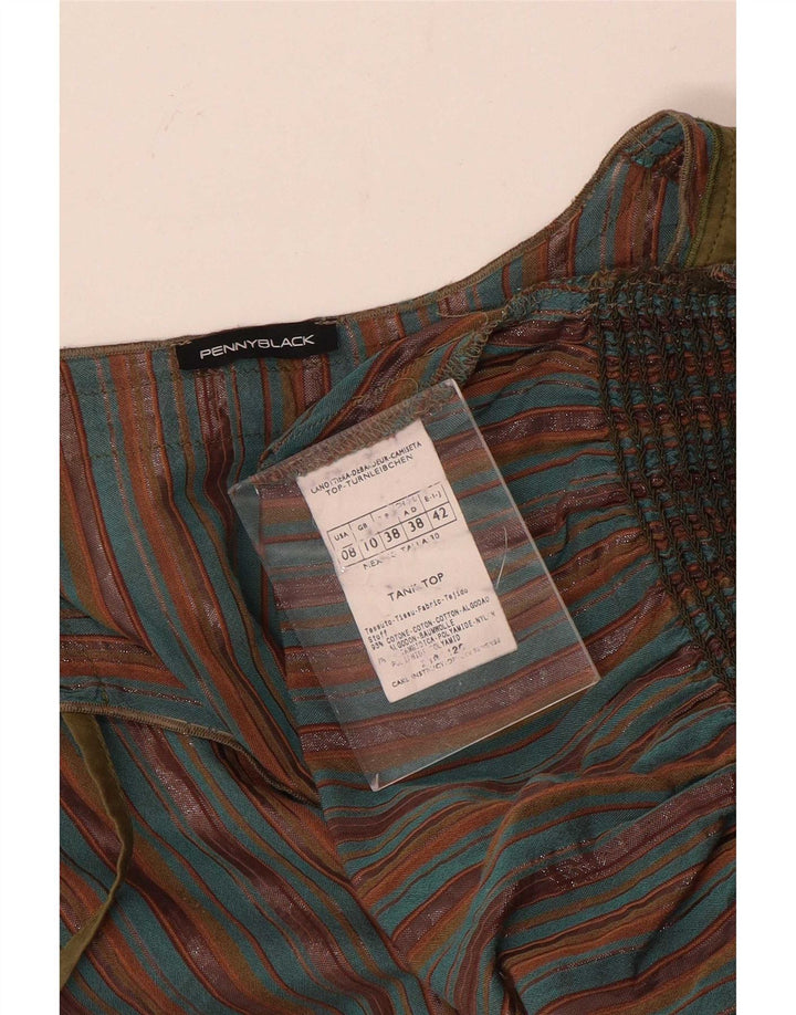 Γυναικεία μπλούζα Penny Black Top UK 10 Μικρά πολύχρωμα ριγέ βαμβακερά