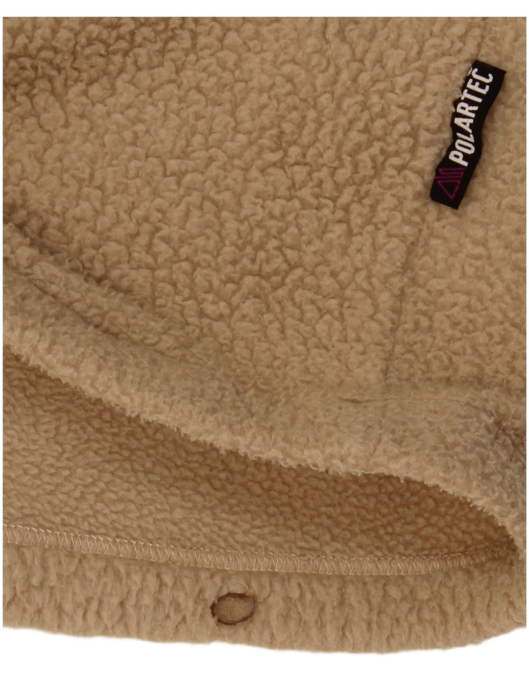 Fat Face Ανδρικό Polartec με φερμουάρ Fleece Jumper Μικρός μπεζ πολυεστέρας