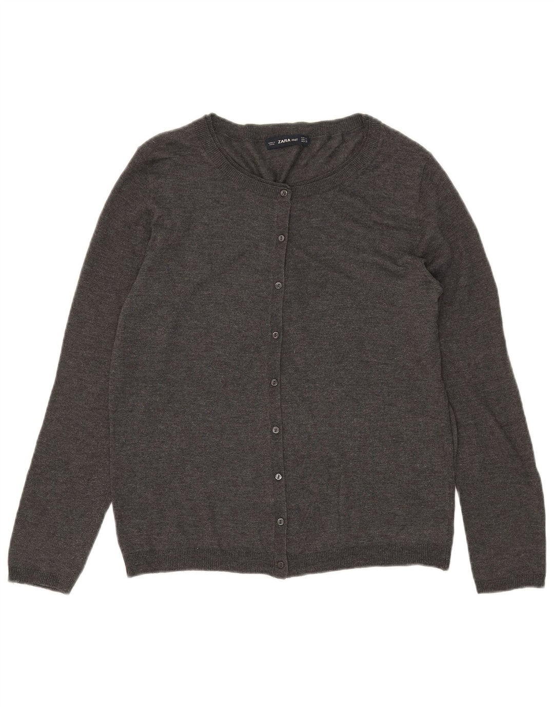Zara Γυναικείο πουλόβερ UK 12 Medium Grey Modal