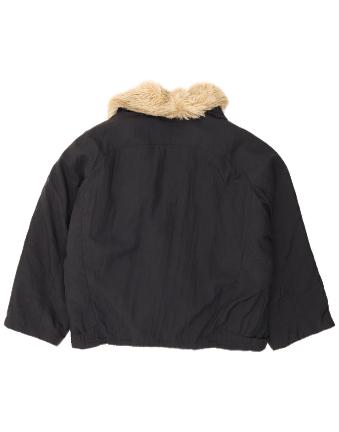 Vintage Ανδρικό μπουφάν με διπλό στήθος Loose Fit Bomber UK 38 Medium Navy Blue
