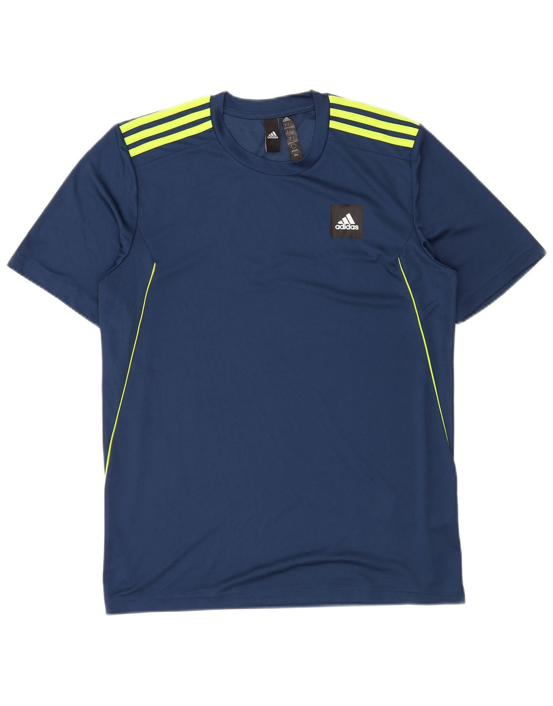 Adidas Ανδρικό T-Shirt Aeroready Top Small Navy Blue Polyester
