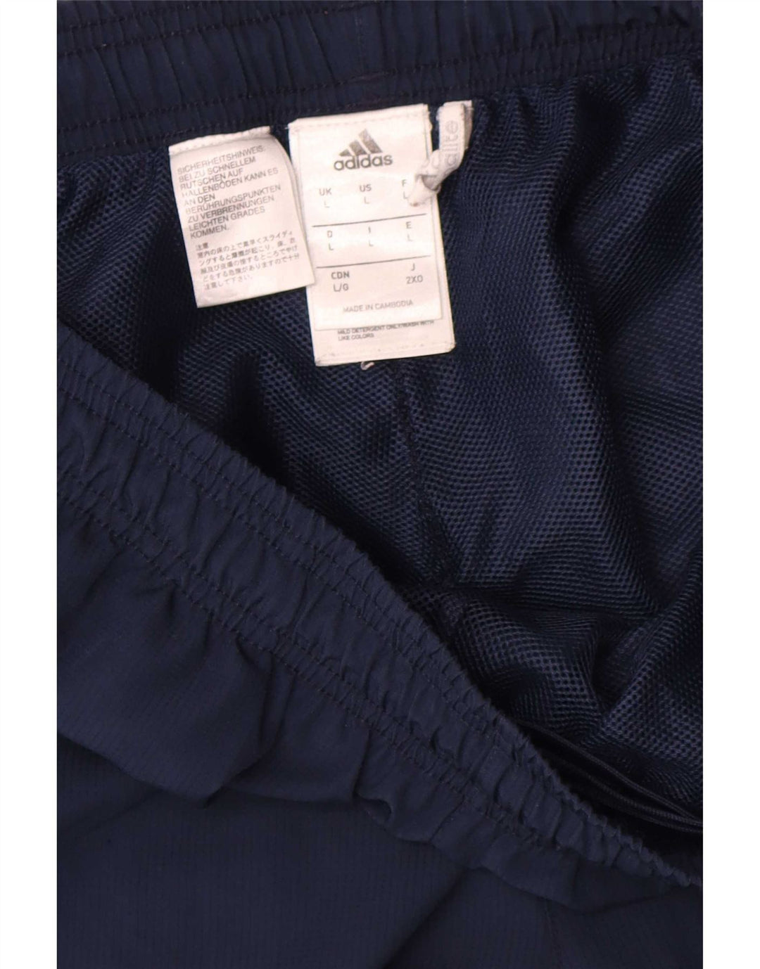 Ανδρική αθλητική φόρμα Adidas Graphic Παντελόνι Μεγάλο Navy Blue Polyester