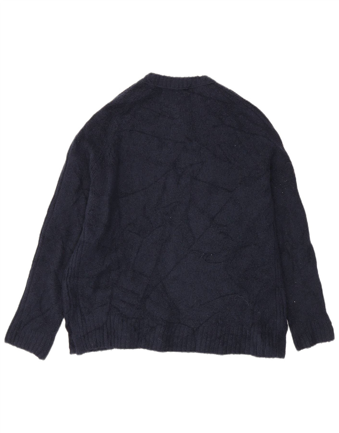 Marks & Spencer Γυναικείο πουλόβερ με λαιμόκοψη UK 14 Medium Navy Blue