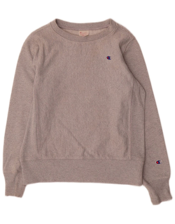 Champion Γυναικεία Φούτερ Jumper UK 14 Medium Grey Cotton