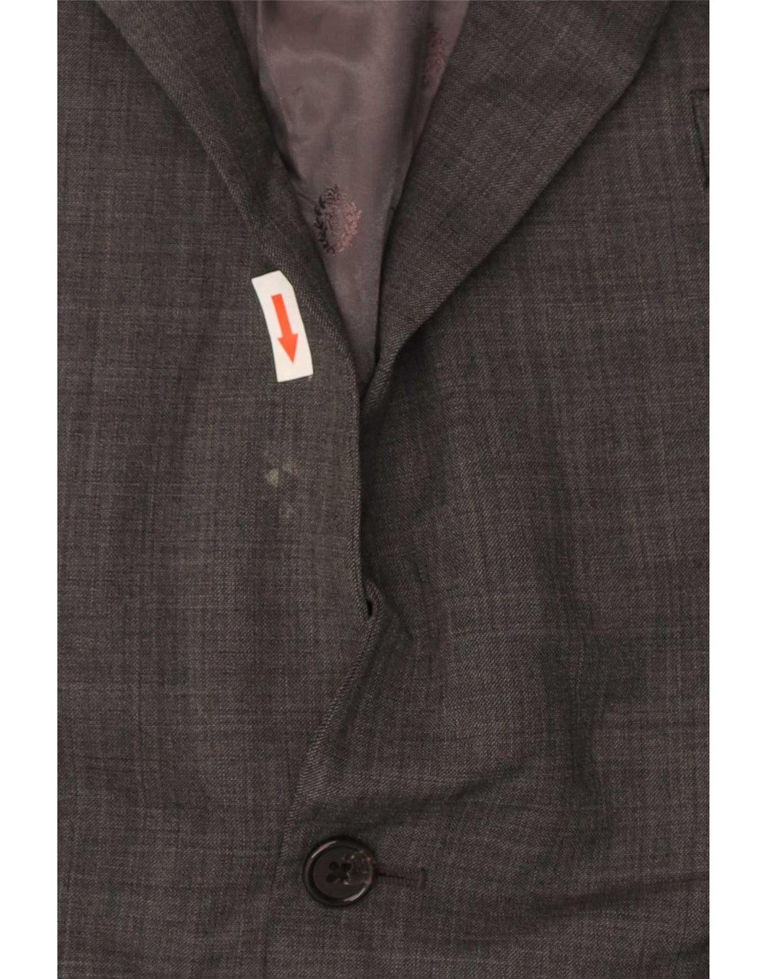 Ralph Lauren Ανδρικό σακάκι 2 κουμπιών Longline UK 46 2XL Grey Classic