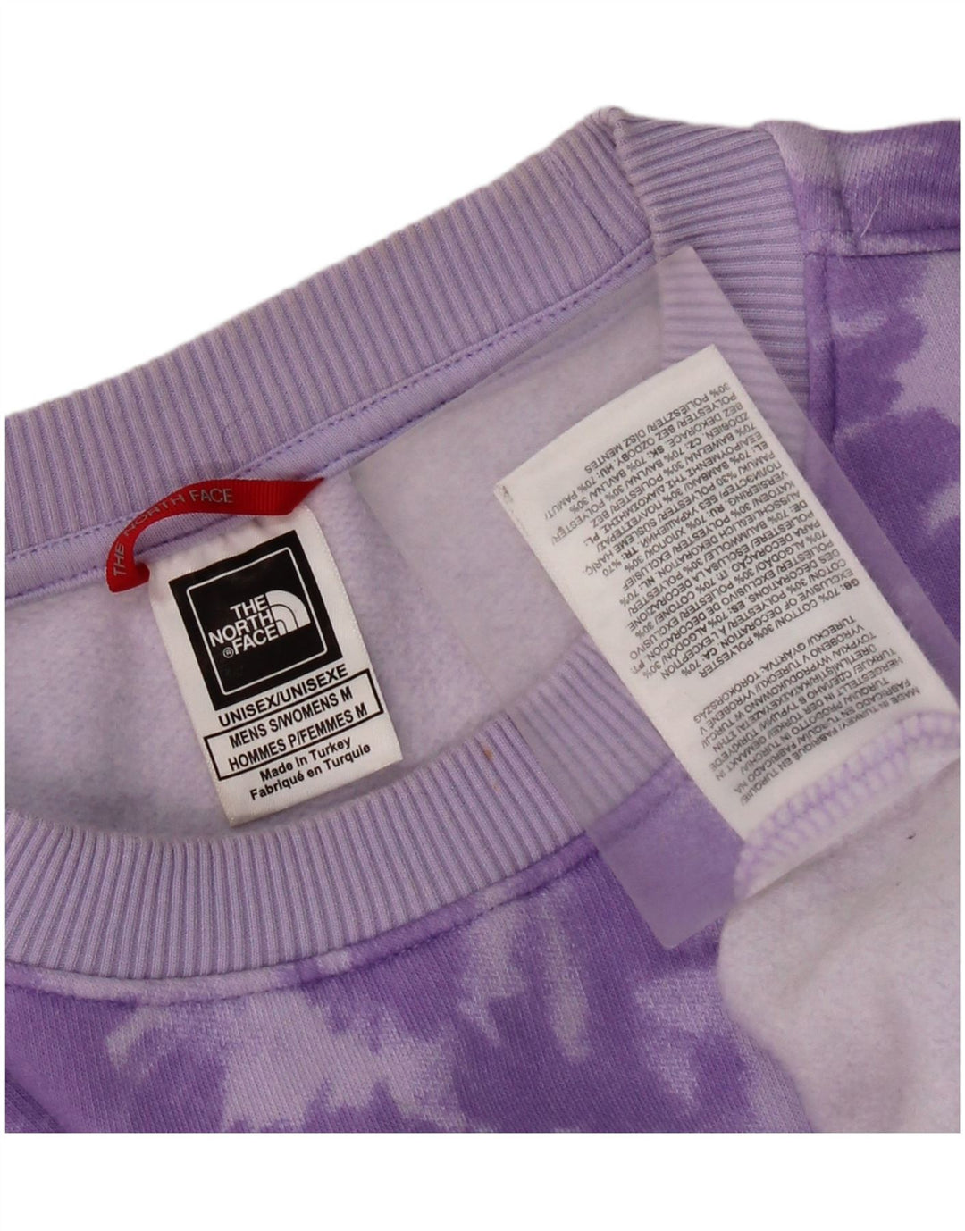 Η ανδρική φούτερ North Face Jumper Medium Purple Tie Dye Cotton