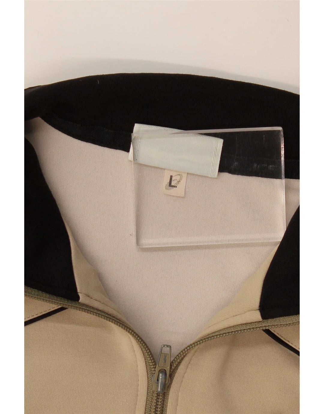 Γυναικεία αθλητική φόρμα ASICS Top Jacket UK 14 Large Beige Colourblock