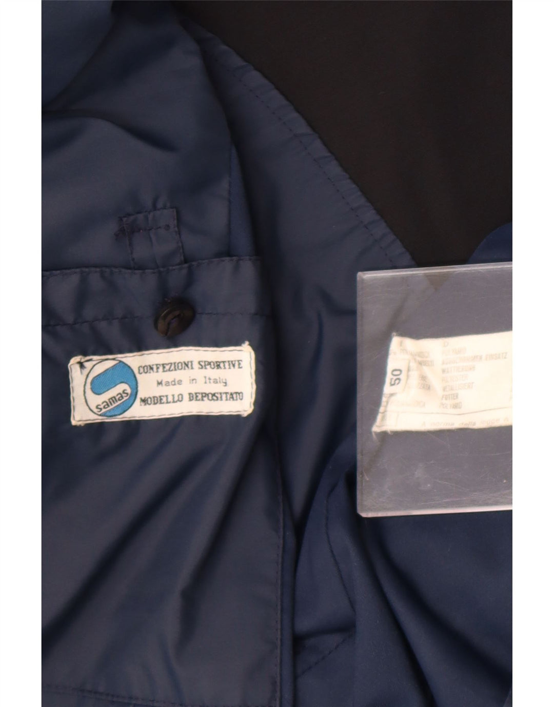 Samas Γυναικείο μπουφάν με επένδυση IT 50 XL Blue Colorblock Nylon