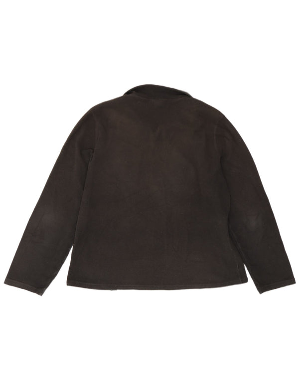 The North Face γυναικείο φερμουάρ Fleece Jumper UK 18 XL μαύρο πολυεστέρα