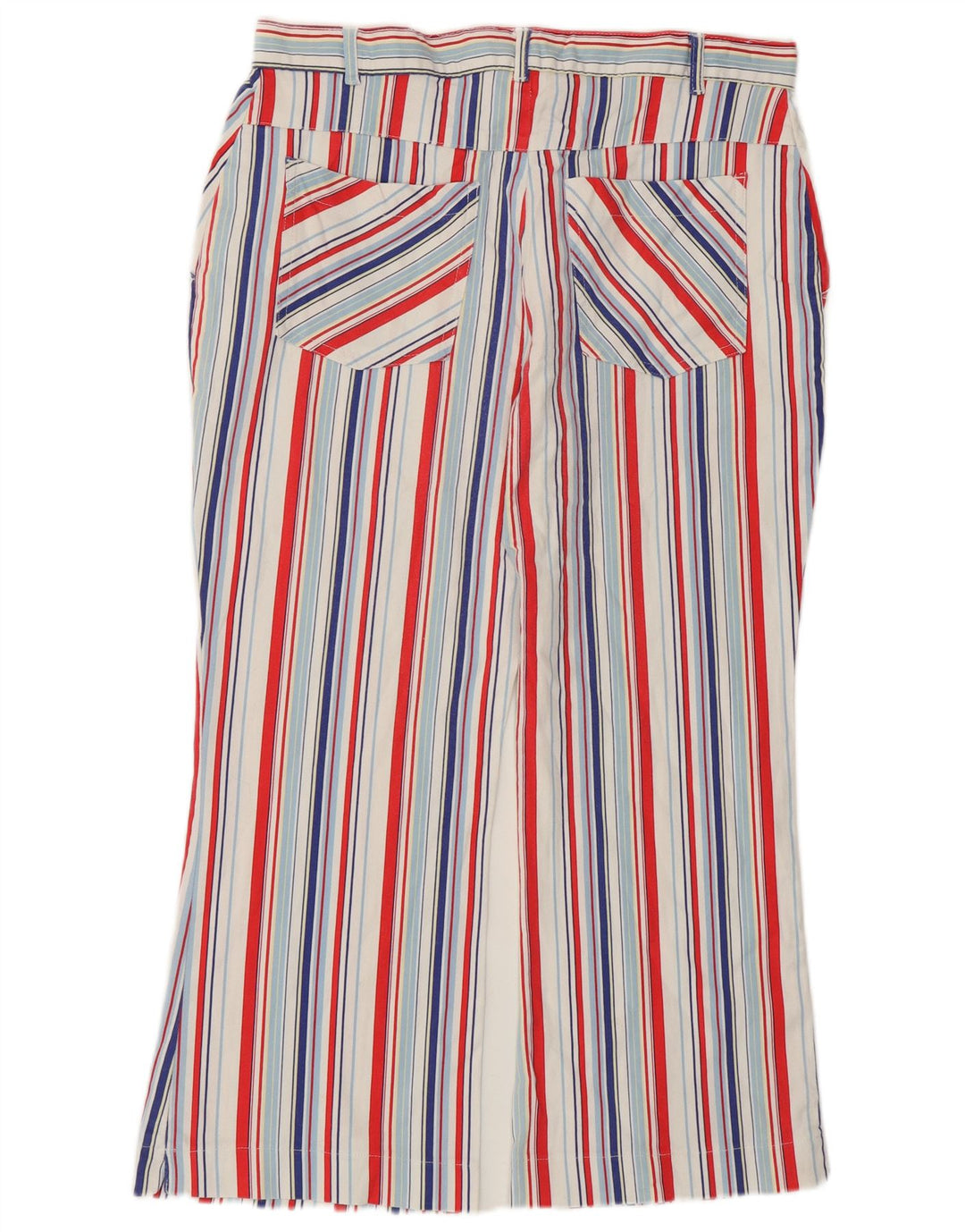 Giani Feroti Γυναικείο Cropped Παντελόνι Medium W30 L23 Πολύχρωμο ριγέ