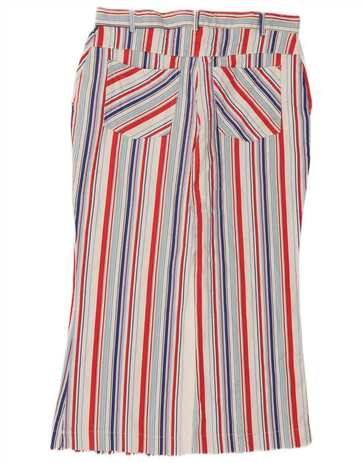 Giani Feroti Γυναικείο Cropped Παντελόνι Medium W30 L23 Πολύχρωμο ριγέ