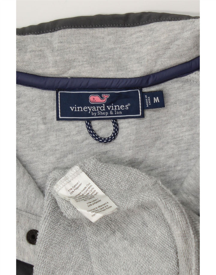VINEYARD VINES Ανδρικό φούτερ με φαρδιά εφαρμογή, μεσαίο γκρι χρώμα