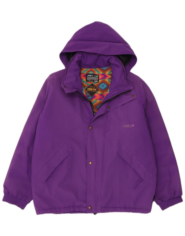 Ανδρικό τζάκετ Mello's Gore-Tex με κουκούλα Loose Fit UK 34 XS Purple