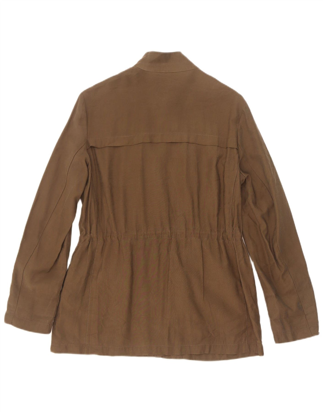Zara Γυναικείο Utility Jacket UK 14 Medium Khaki Viscose