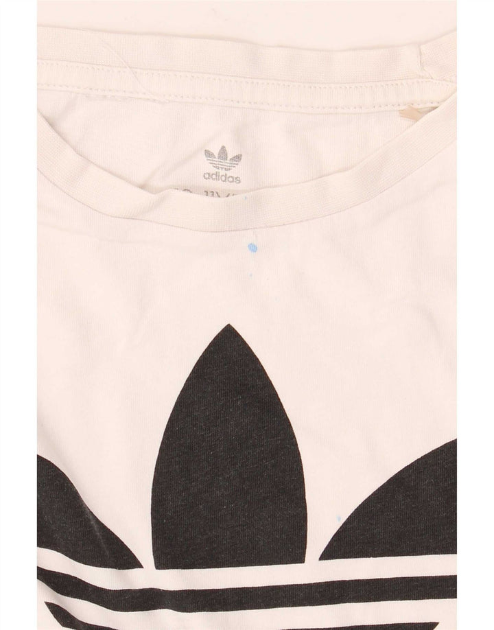 Adidas Boys Graphic T-Shirt Top 10-11 Years Λευκό