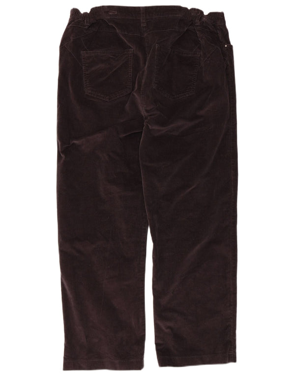 Cotton Traders Γυναικείο ίσιο κοτλέ παντελόνι UK 16 Large W36 L27 Brown