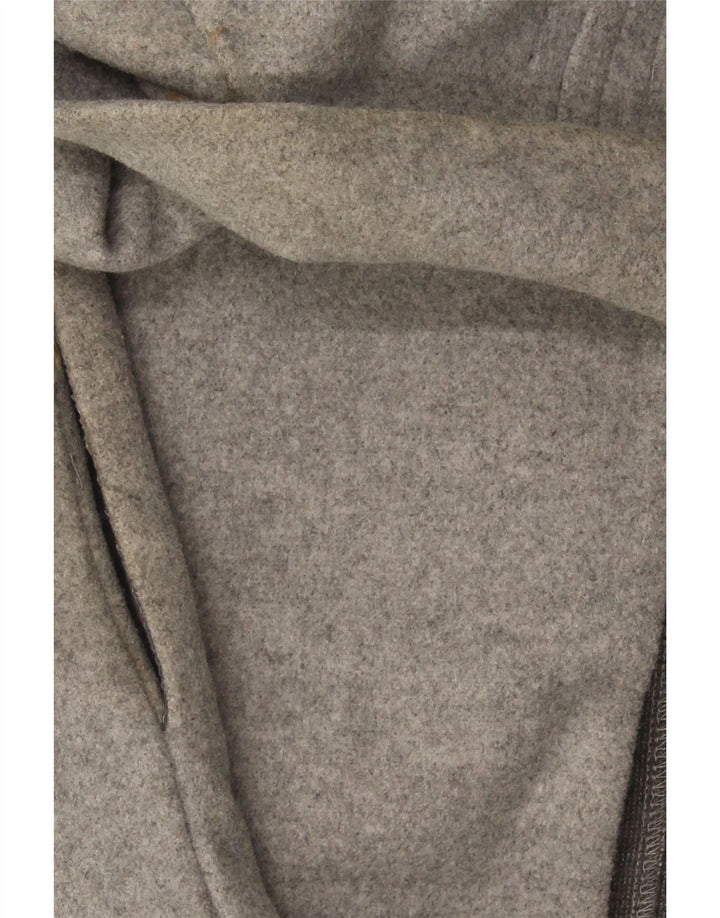 Zara Γυναικείο Πανωφόρι UK 10 Small Grey Polyester